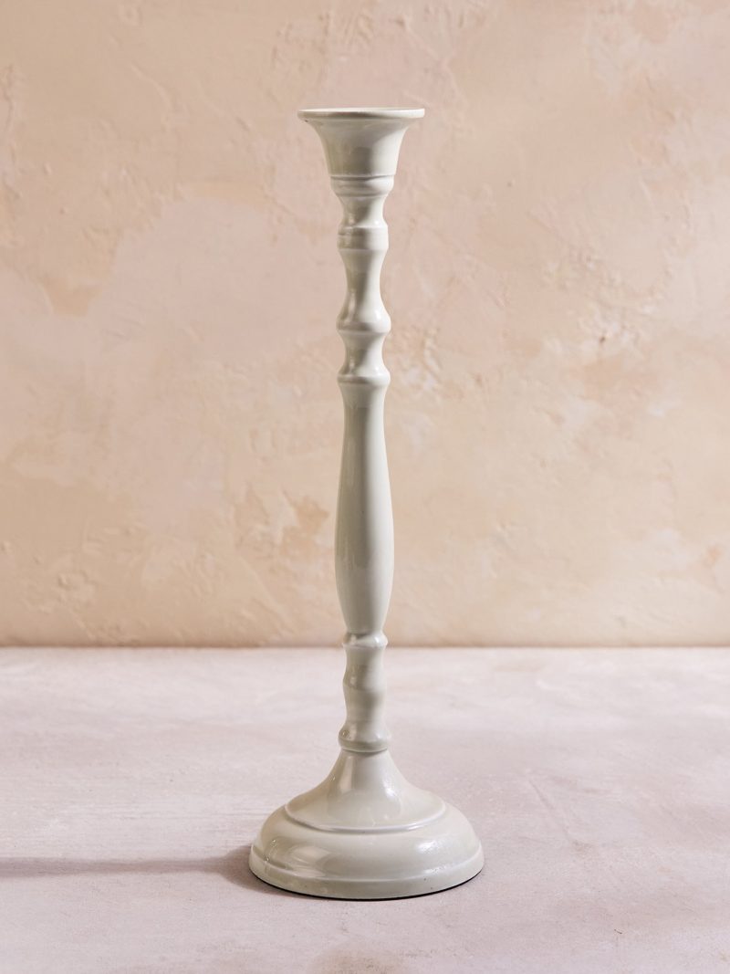 Nera Light Green Candle Holder, Large